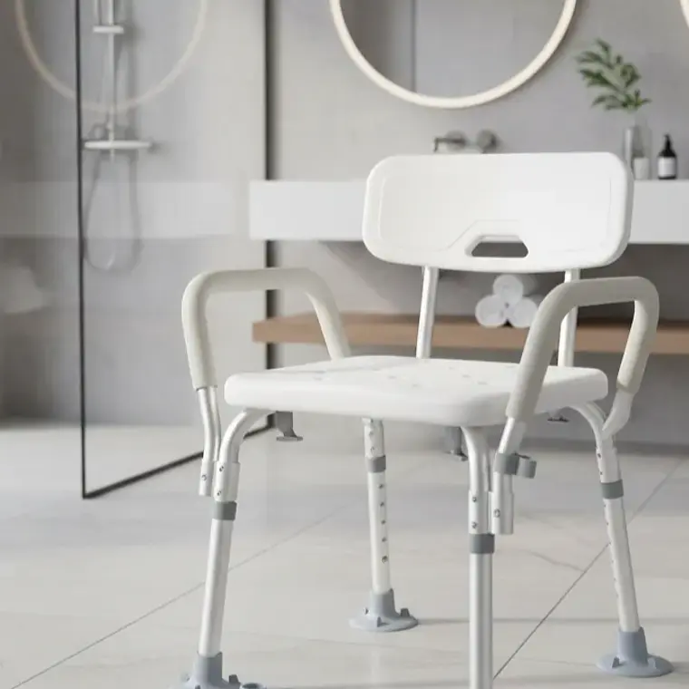 SILLA DE DUCHA C/ APOYA BRAZOS 1