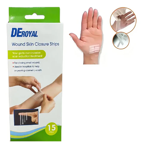 TIRAS DE CIERRE DE PIEL DE HERIDAS DEROYAL