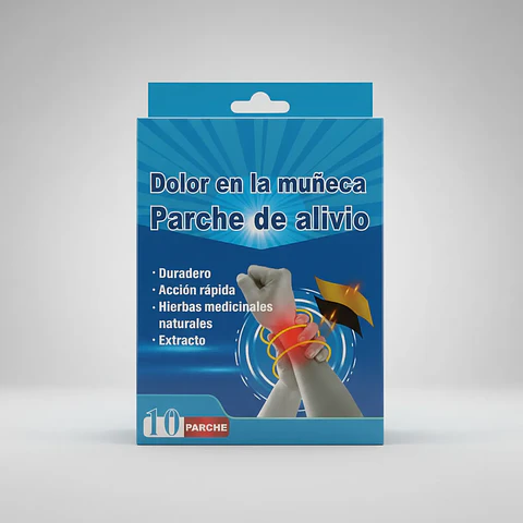 PARCHE ALIVIA DOLOR DE MUÑECA 10 UNIDADES - DEROYAL