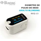 OXIMETRO DE PULSO DE DEDO - BLUNDING - Miniatura 3