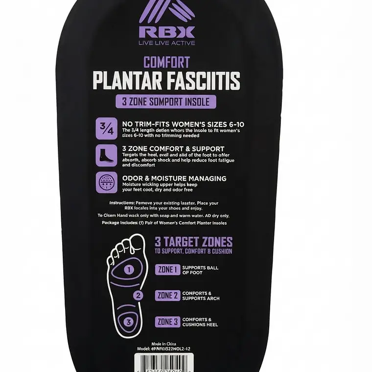 PLANTILLA FASCITIS RBX MUJER 2