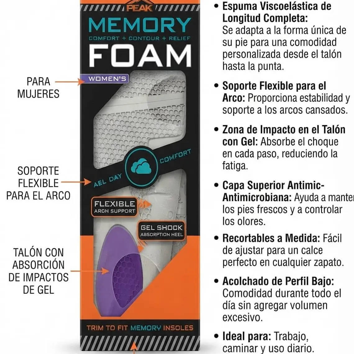 PLANTILLA MEMORY FOAM 2