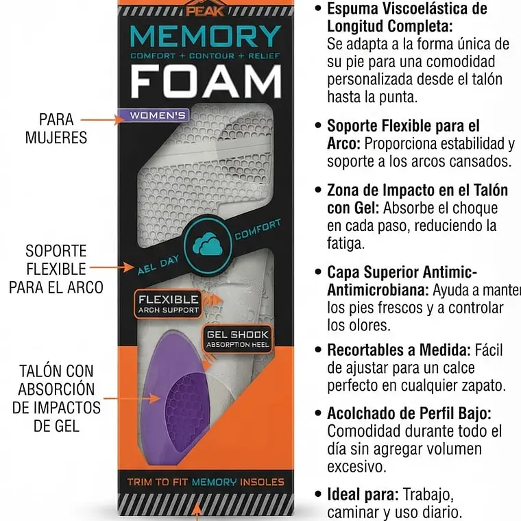 PLANTILLA MEMORY FOAM 2