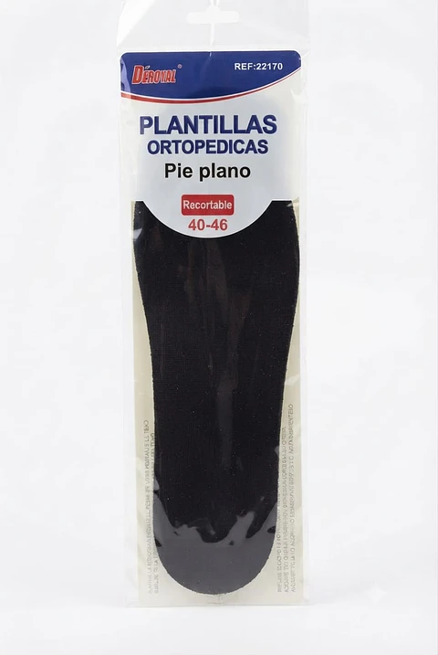PLANTILLAS ORTOPEDICAS PIE PLANO N40-46