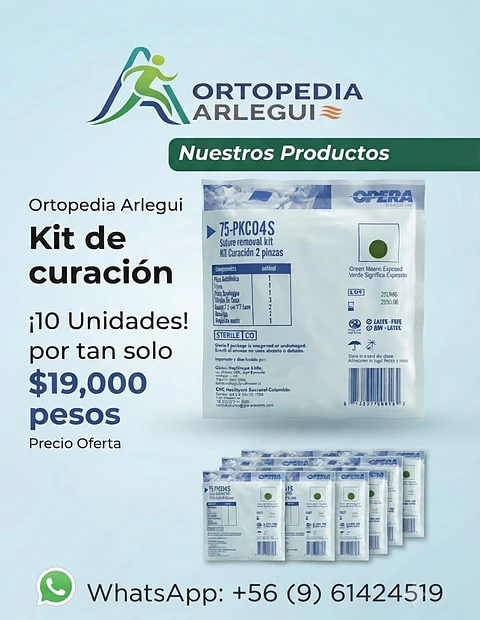 PACK 10 KIT CURACIONES (10 PIEZAS)