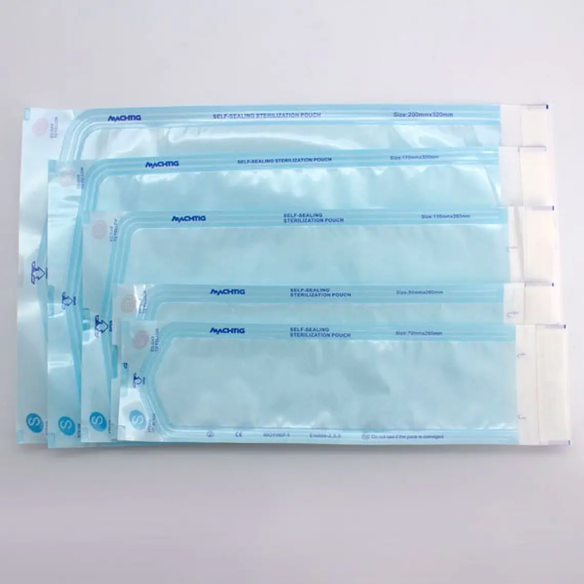 Bolsa de Esterilizacion con fuelle 90MM X 260MM - UNIDAD 2