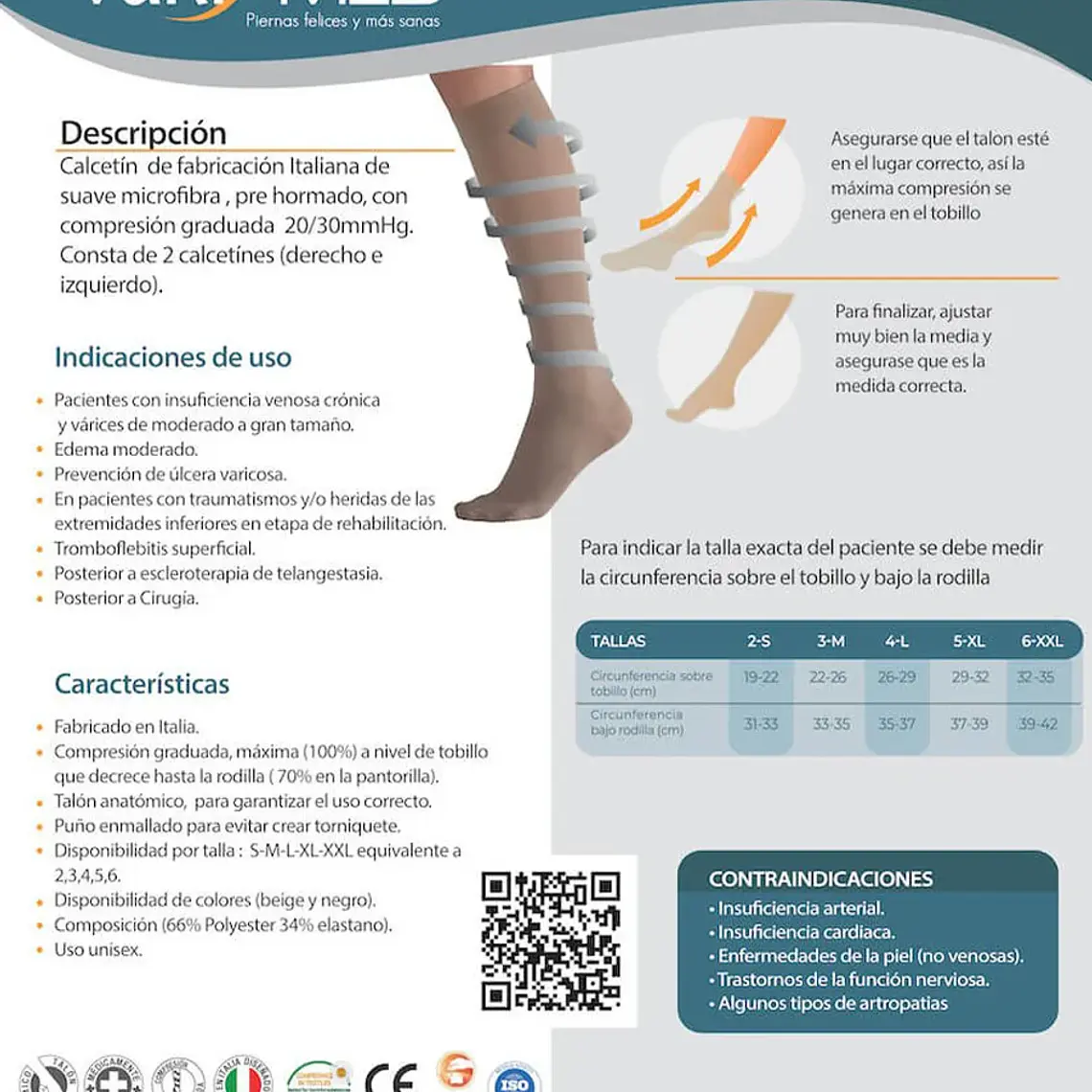 CALCETIN 20/30 DENIER 280 TALLA 4 NEGRA PUNTA CERRADA 1