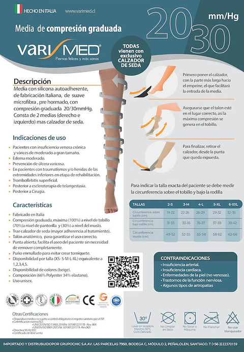 MEDIA LIGA 30/40 DENIER 280 TALLA 4 BEIGE PUNTA ABIERTA