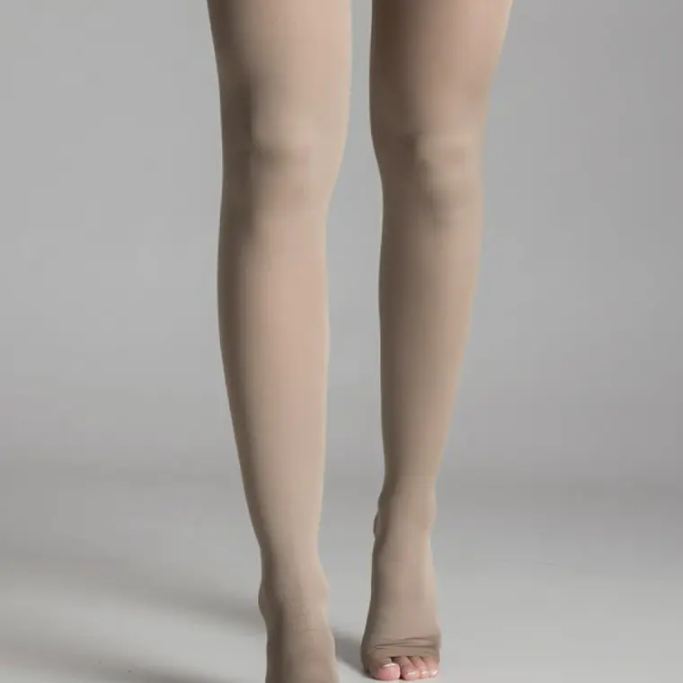 MEDIA LIGA 30/40 DENIER 280 TALLA 4 BEIGE PUNTA ABIERTA 2