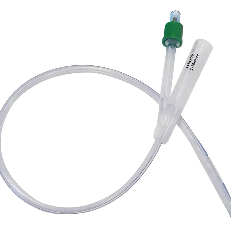 Sonda foley adulto SILICONA 2 vias con balon N°14 2