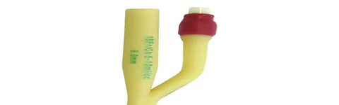 Sonda foley adulto LATEX forrado en silicona 2 vias N18