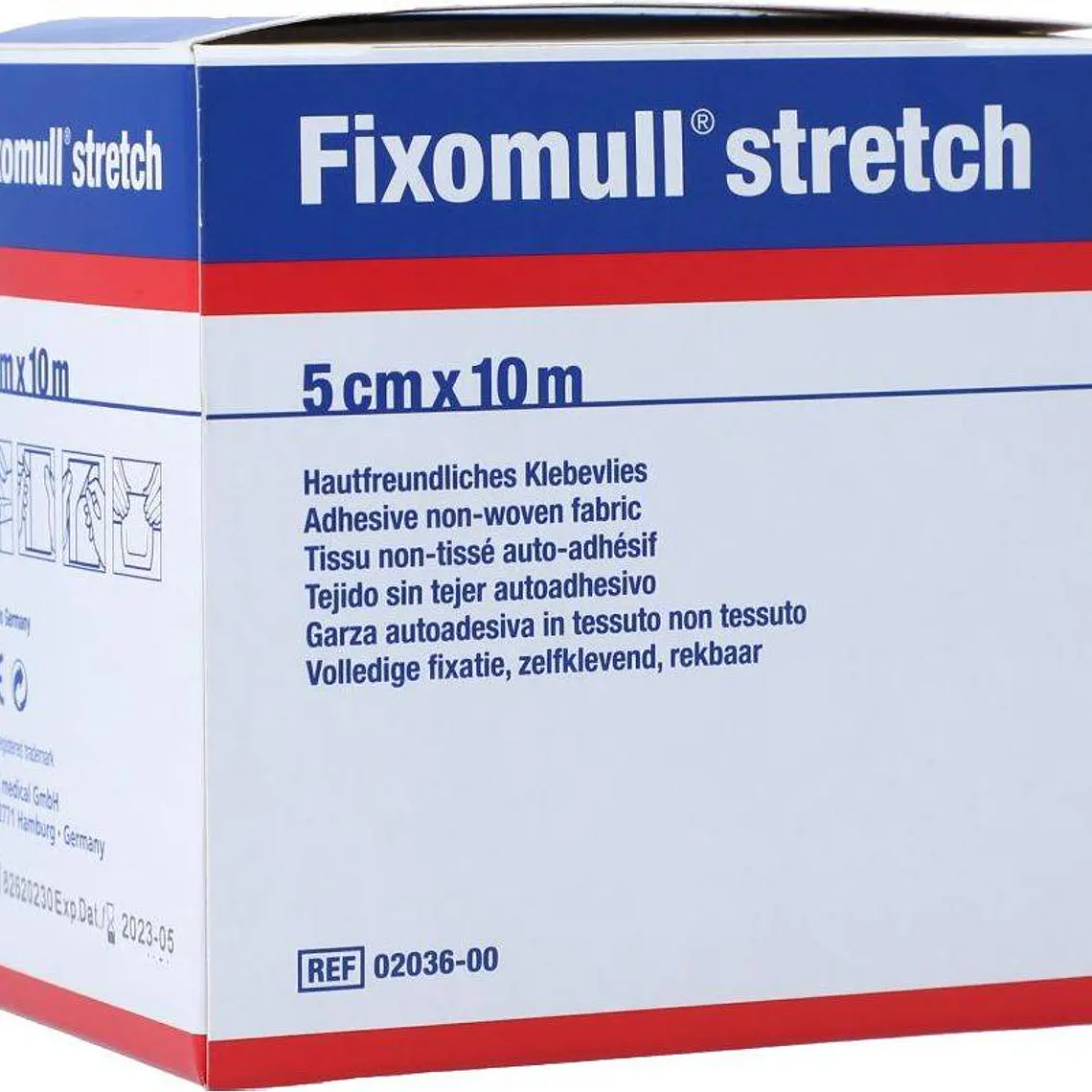 FIXOMULL STRETCH 5 CM X 10 M - LEUKOPLAST 2