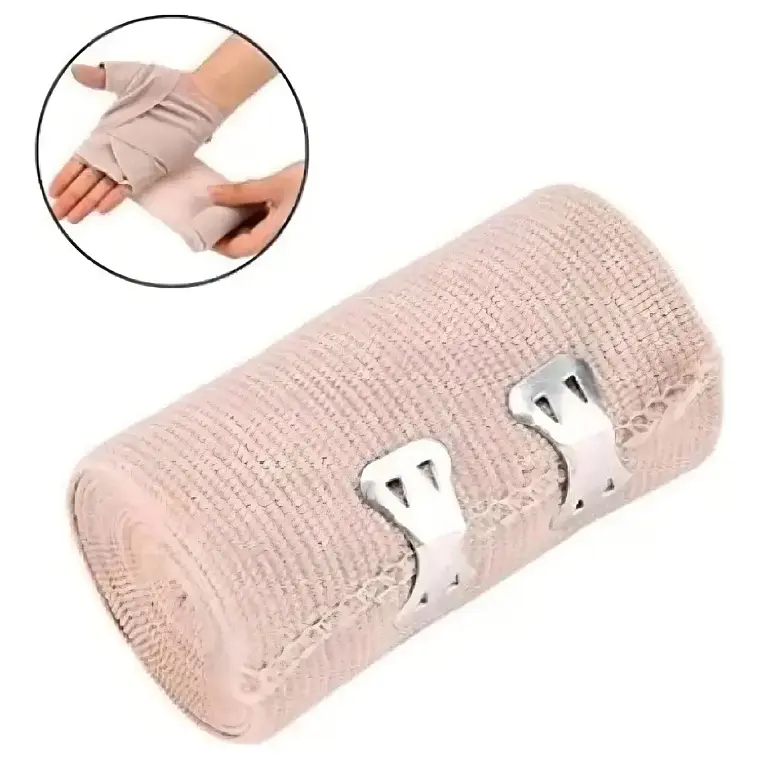 VENDA ELASTICA DE ALGODON BEIGE 10CM X 4.5M 1