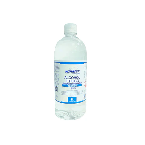 ALCOHOL ETILICO 95% DESNATURALIZADO TECNICO 1LITRO S/GATILLO - WINKLER