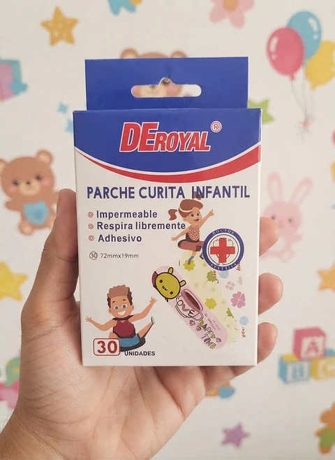 PARCHE CURITA INFANTIL UNISEX 30 PCS
