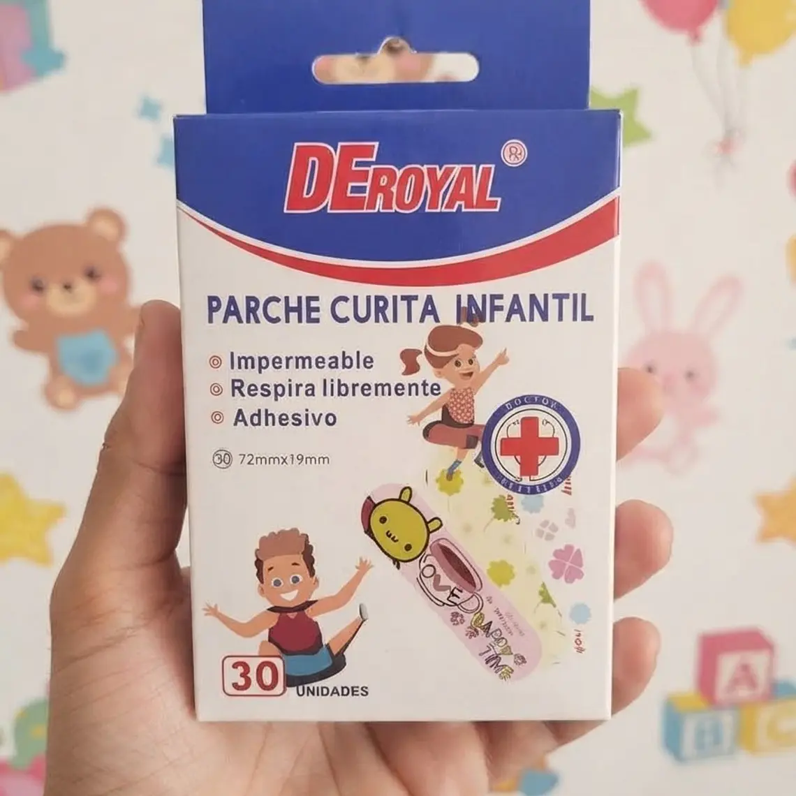 PARCHE CURITA INFANTIL UNISEX 30 PCS 1