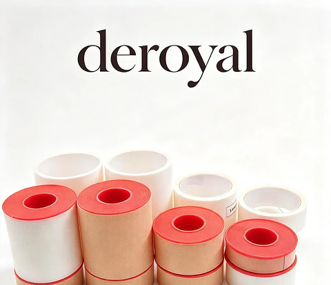 CINTA ADHESIVA TELA CAFE 1.5CM X 5M DEROYAL