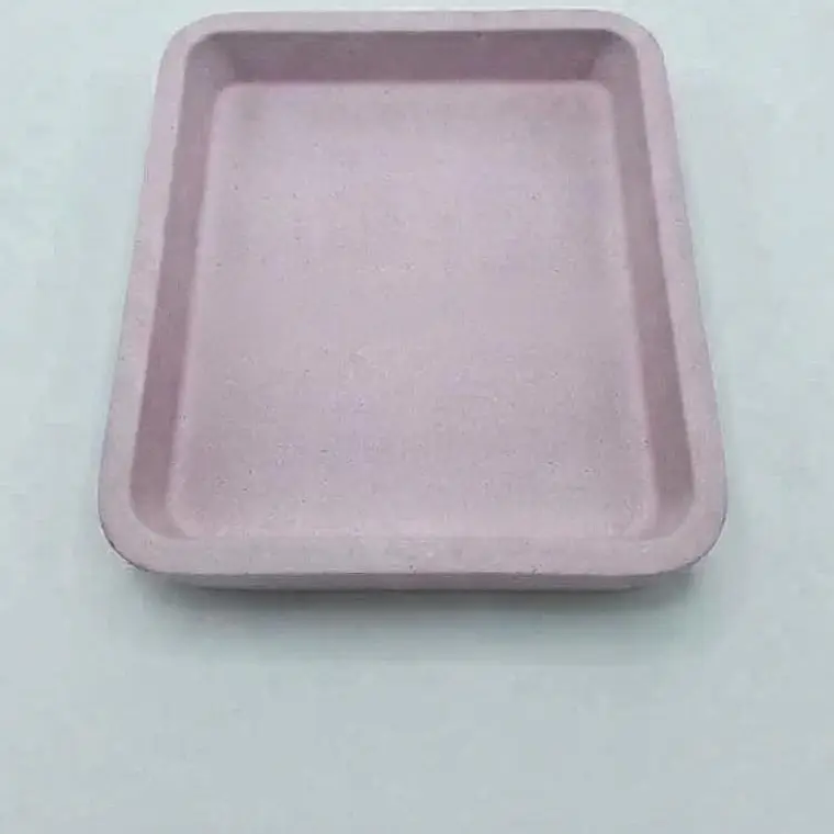 BANDEJA ACANALADA ROSADA 18 CM 1