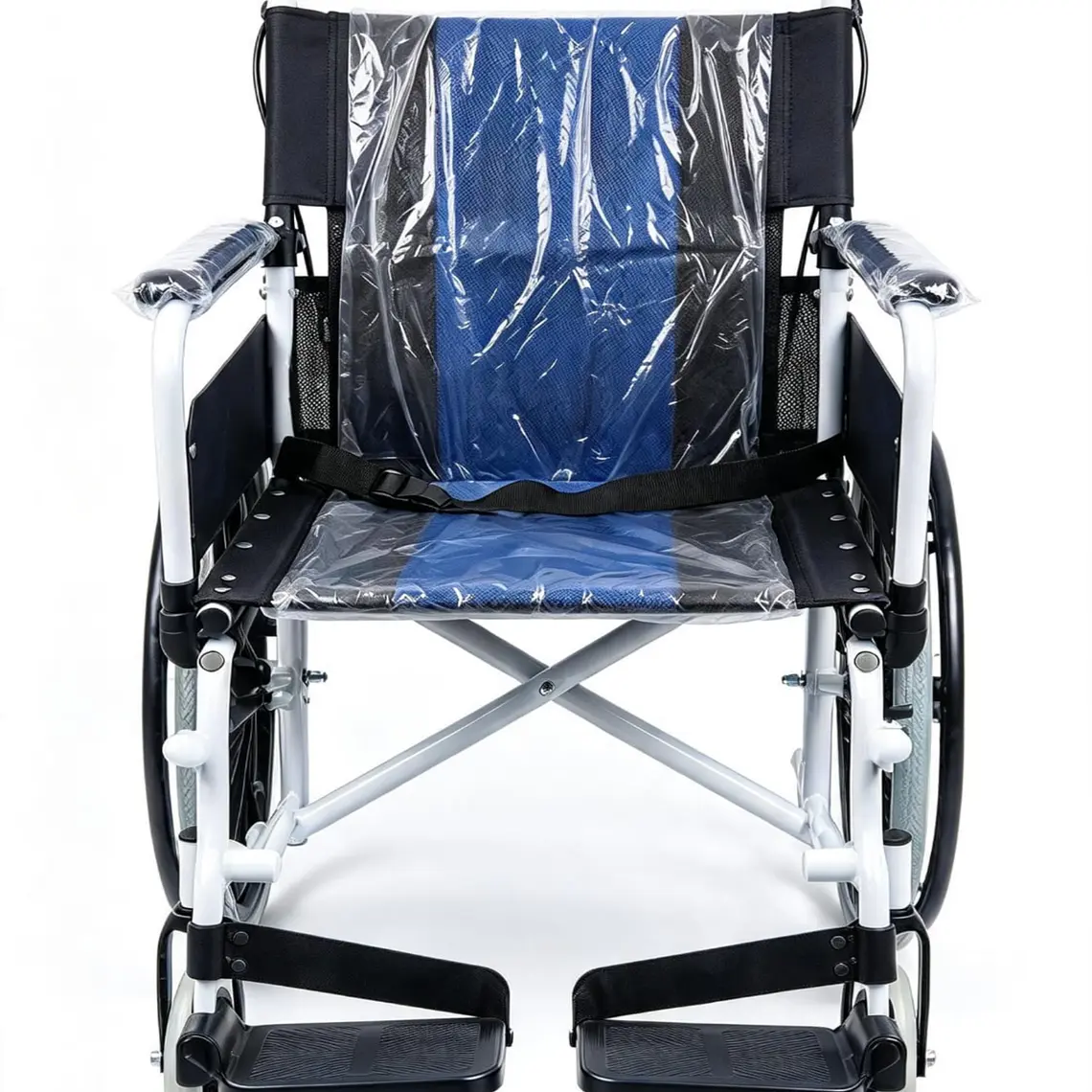 SILLA DE RUEDAS CROMADA PLEGABLE 2