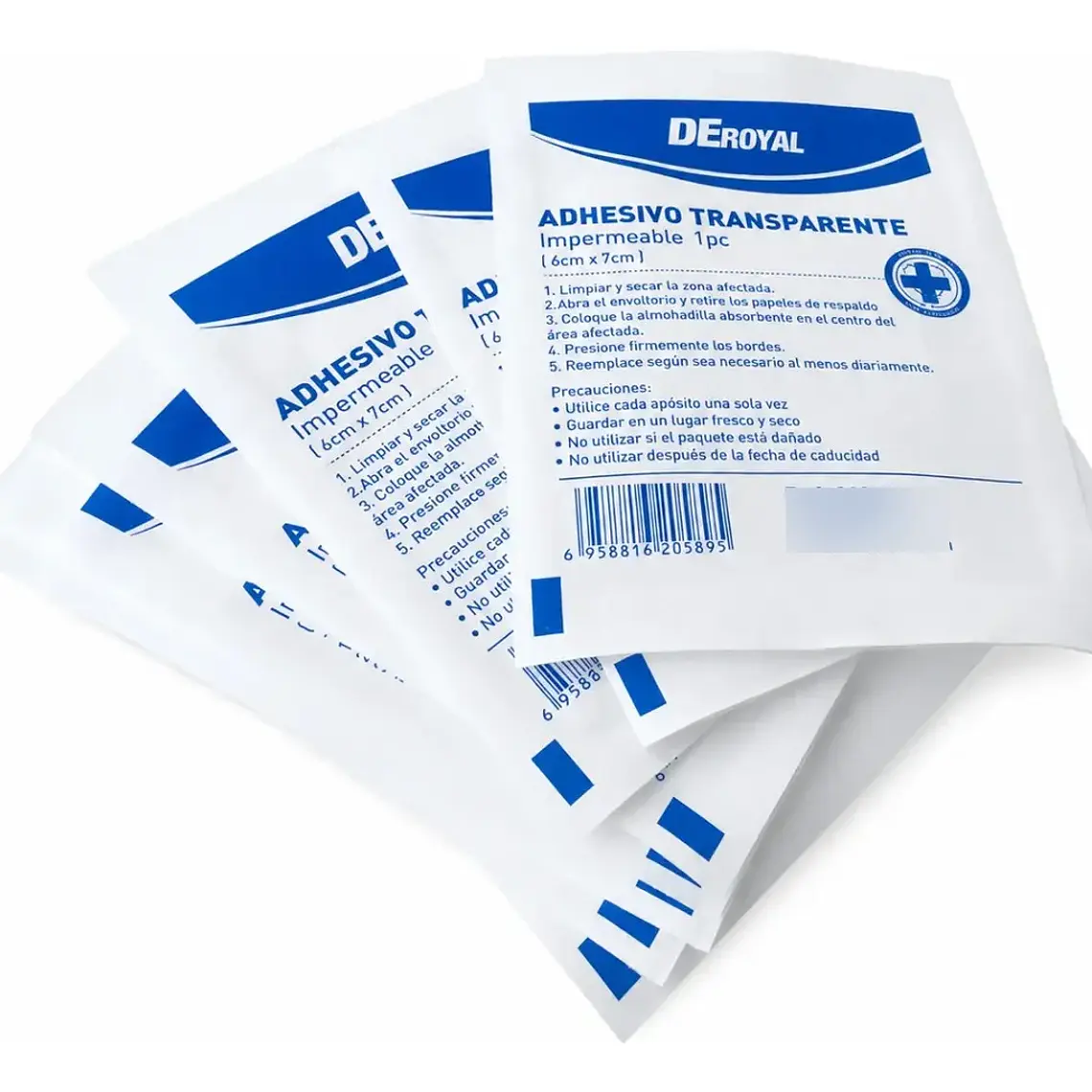 ADHESIVO TRANSPARENTE IMPERMEABLE 6CMX7CM 1
