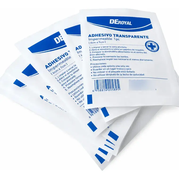 ADHESIVO TRANSPARENTE IMPERMEABLE 6CMX7CM 1