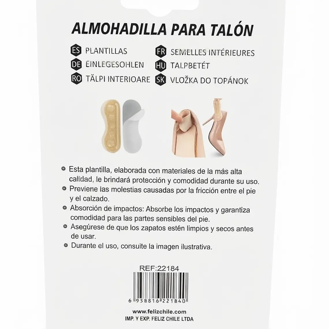 ALMOHADILLA PARA TALON - DEROYAL 2