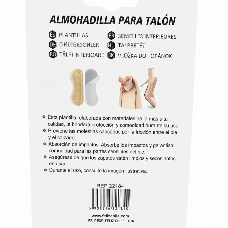 ALMOHADILLA PARA TALON - DEROYAL 2