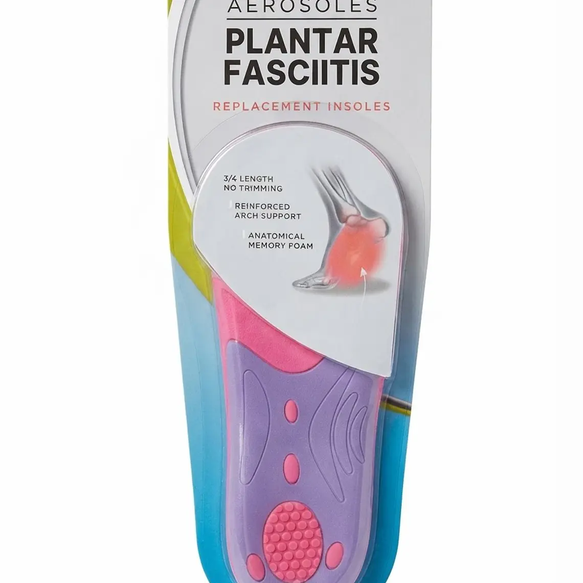 PLANTILLA FASCITIS PLANTAR AEROSOLES - USA TALLA 35 A LA 41 1