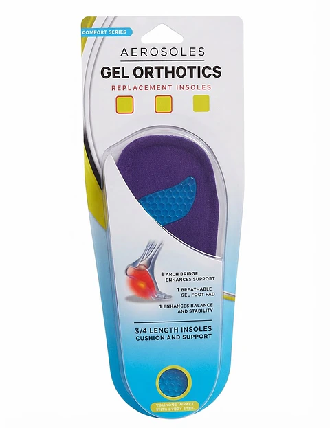 PLANTILLA DE GEL ORTOPEDICA MUJER 36-39 -USA