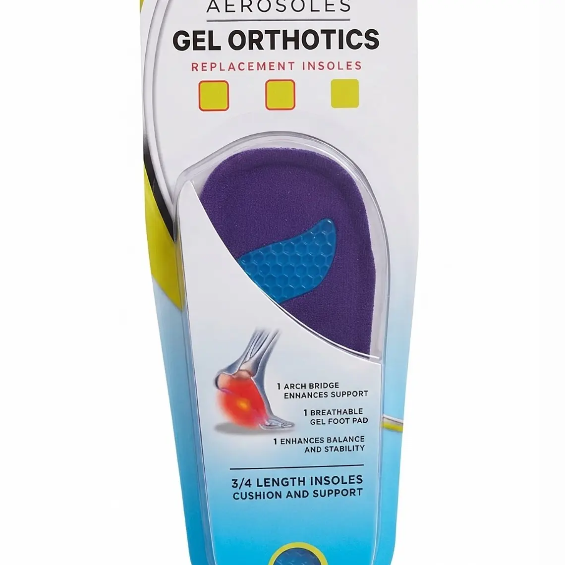 PLANTILLA DE GEL ORTOPEDICA MUJER 36-39 -USA 1
