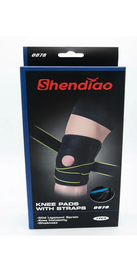 RODILLERA SPORT CON BARRAS Y VELCRO DE REFUERZO