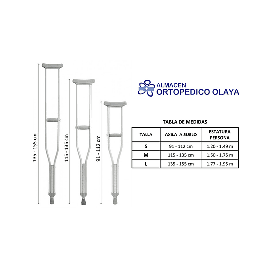 Muletas Ortopédicas Para Adultos Y Niños