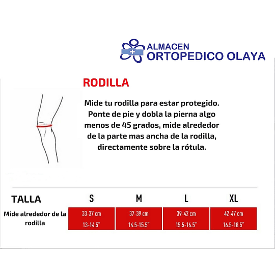 Rodillera Ortopedica Elastica Con Rotula Abierta 