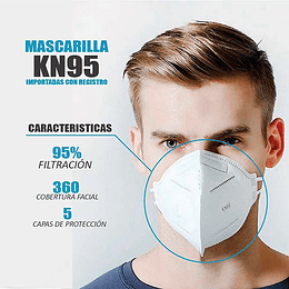 Tapabocas Mascarilla KN95 Con Certificación