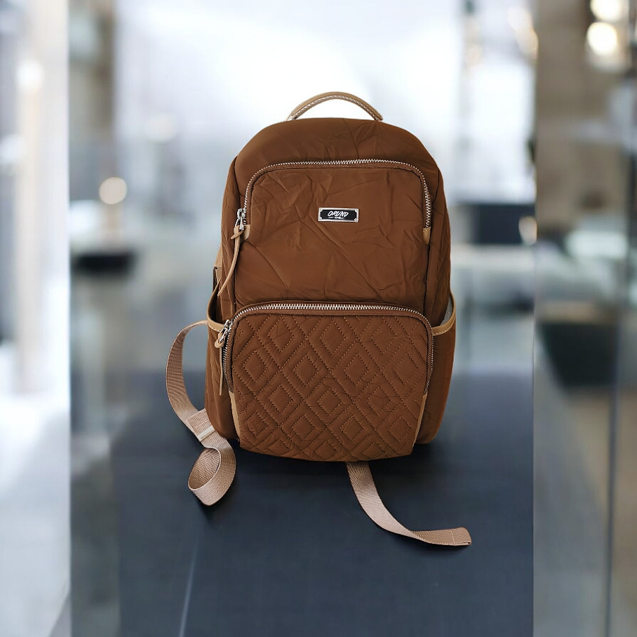 MOCHILA ORUND MUJER CAFE 1