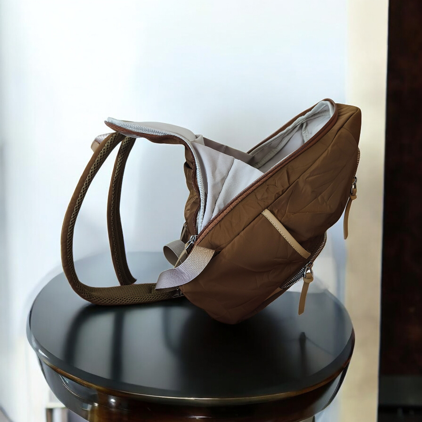 MOCHILA ORUND MUJER CAFE 3