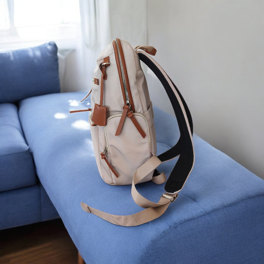 MOCHILA ORUND MUJER BEIGE 3