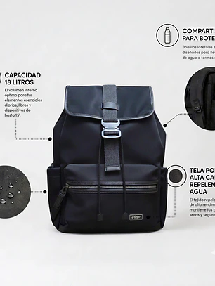 MOCHILA ORUND JESKAI MUJER (repelente al agua) ENVÍO GRATIS.