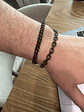 Pulsera Grumet Redondo Negra Hombre Acero Inoxidable Orvia - Miniatura 2