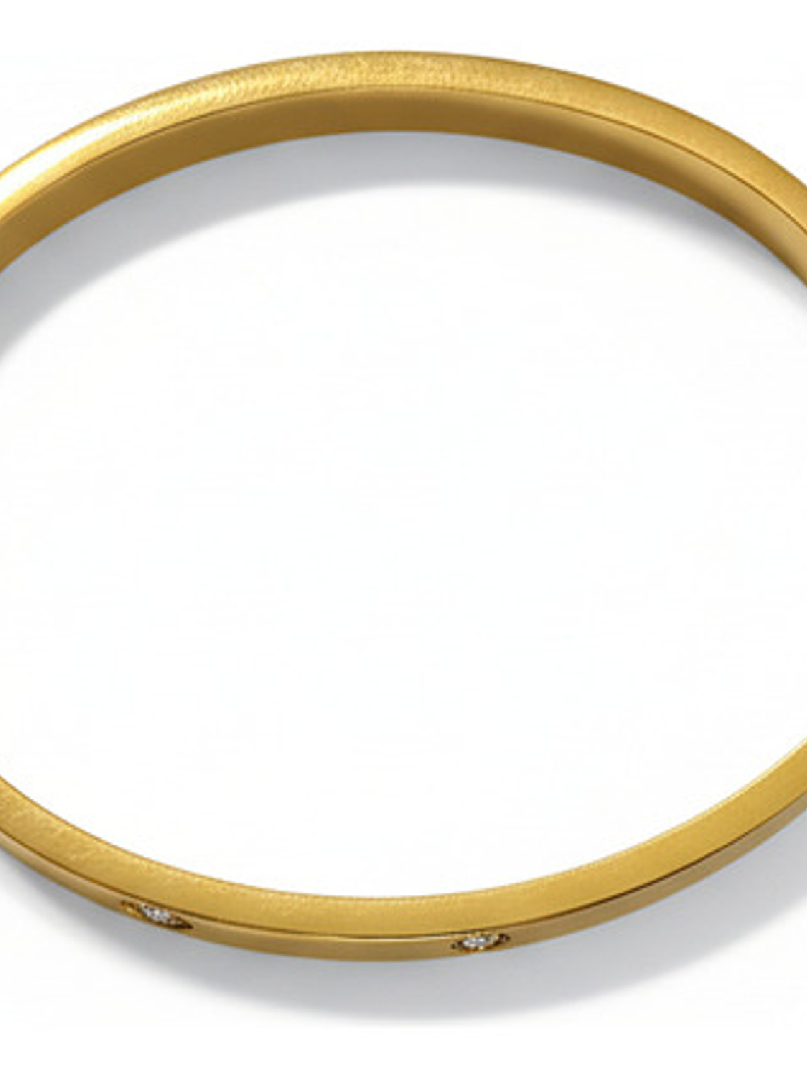 Pulsera Rígida Con Cristales Oro 18k Orvia 2