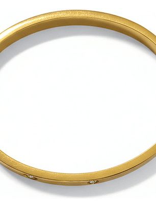 Pulsera Rígida Con Cristales Oro 18k Orvia