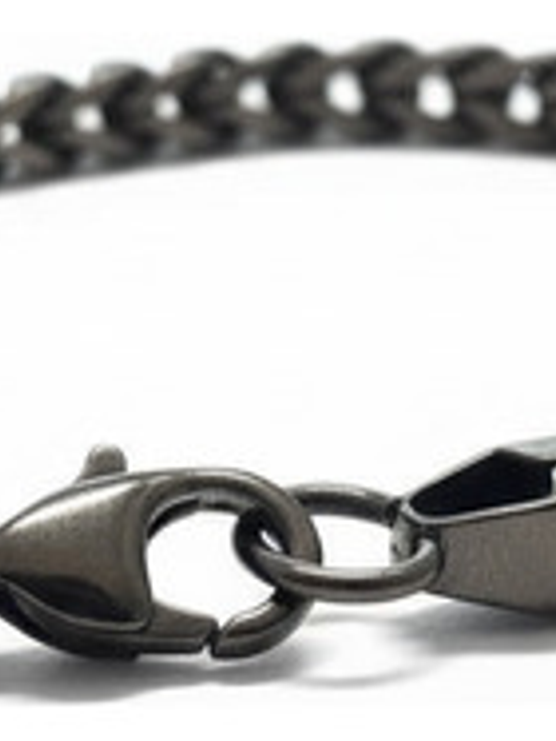 Pulsera Negra De Hombre Tejido Franco Acero Inoxidable Orvia 4