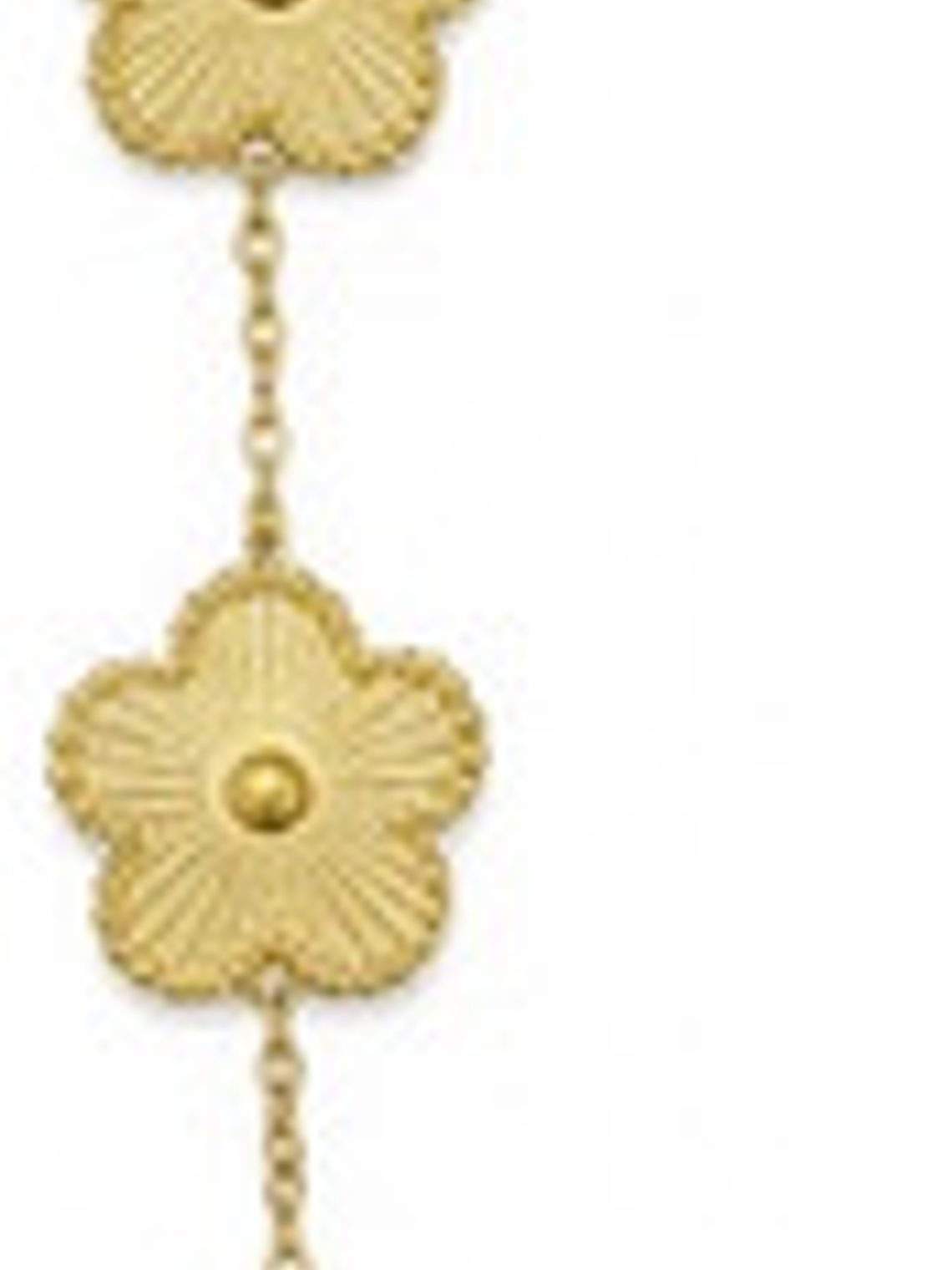 Brazalete Pulsera Trebol En Oro 18k Sobre Acero Inox Orvia 2