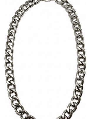 Collar Grumet De Mujer Tejido Cubano Acero Inoxidable Orvia