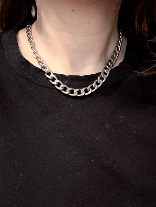 Collar Grumet De Mujer Tejido Cubano Acero Inoxidable Orvia