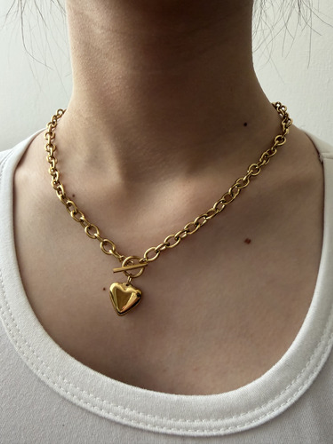 Set Collar Y Pulsera Corazon Oro 18k Para Regalo Orvia 2