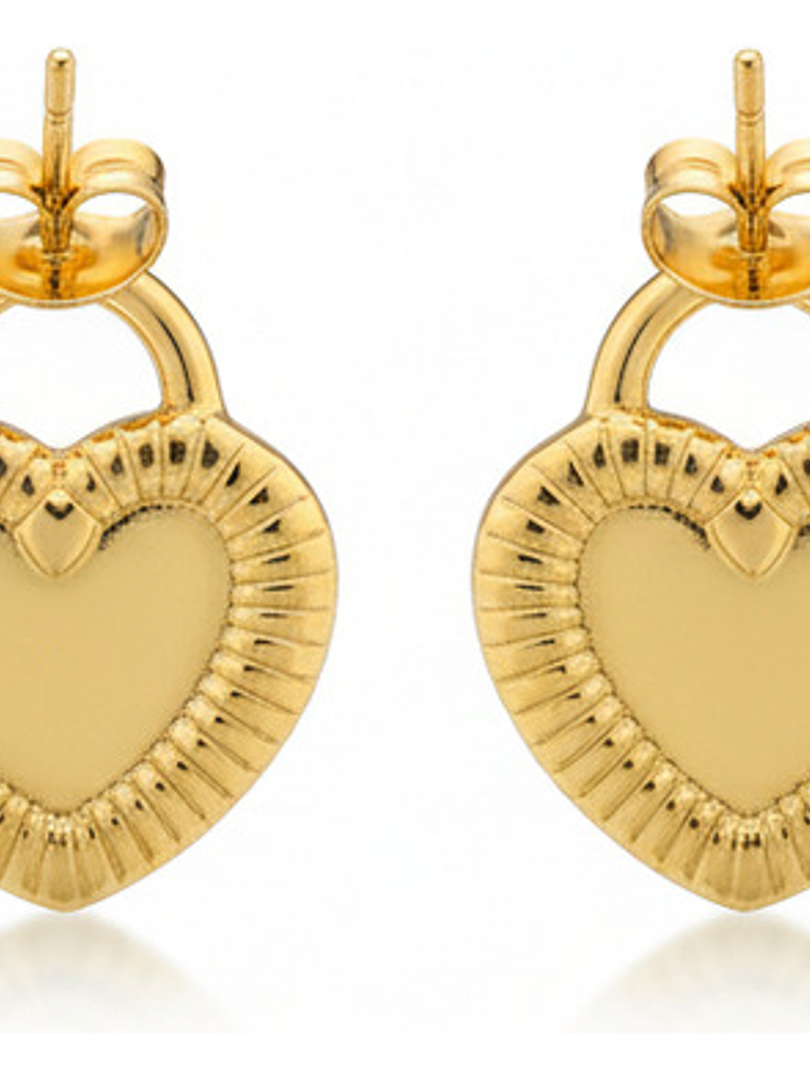 Aros Zarcillo Acero Inoxidable Oro 18k Hipoalergénicos Orvia 2