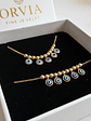 Collar Y Pulsera Ojo Turco Amuleto Protección Regalo Orvia - Miniatura 1