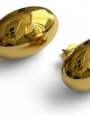 Aros Zarcillos De Acero Inoxidable Chapado En Oro 18k Orvia