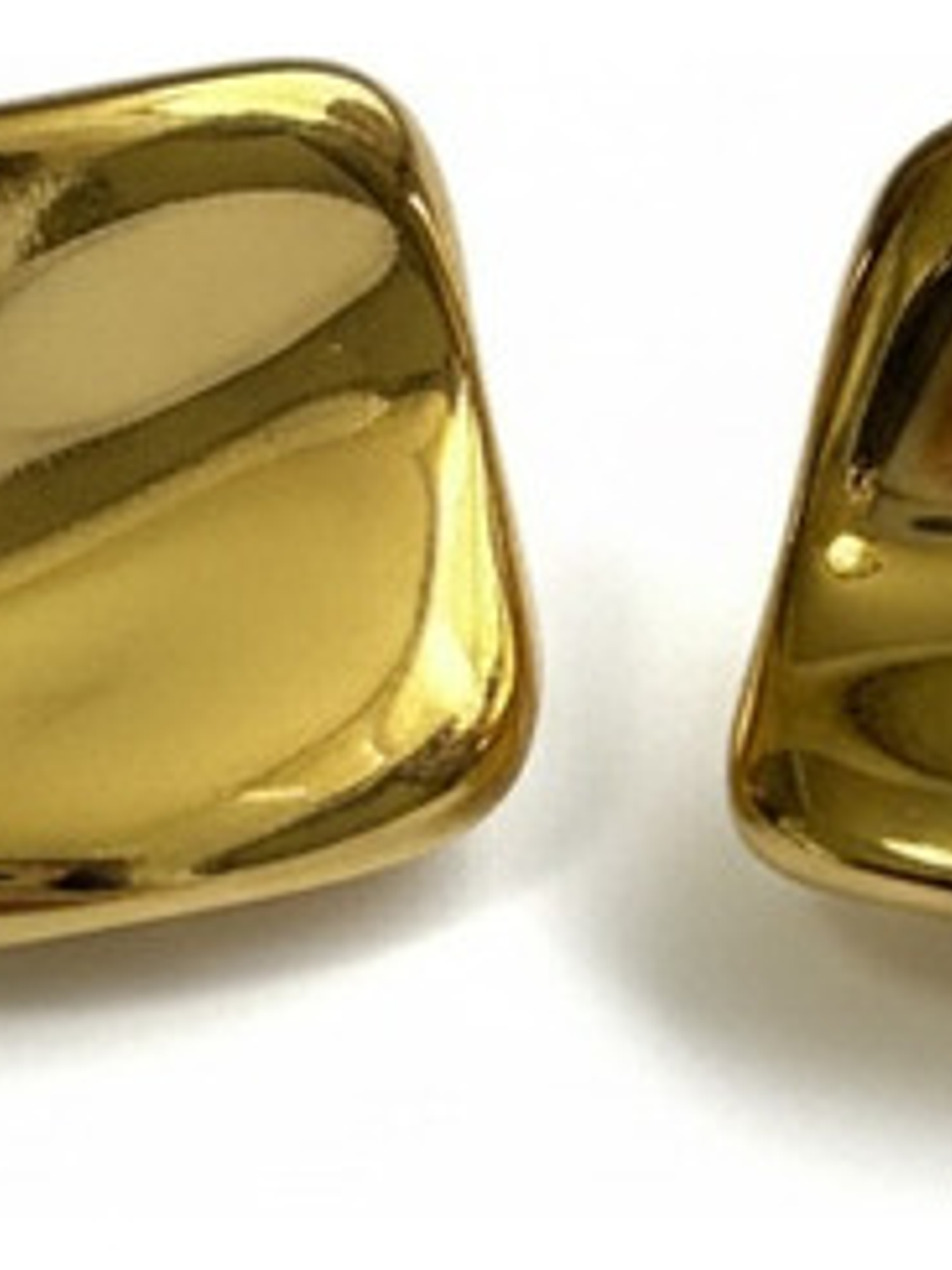 Aros Zarcillos De Acero Inoxidable Chapado En Oro 18k Orvia 4